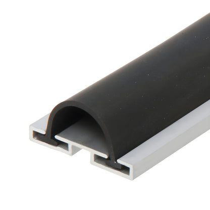 CRL 19NA36 aluminum door bottom with domed black vinyl bulb seal, for very large threshold gaps, 36 in.
