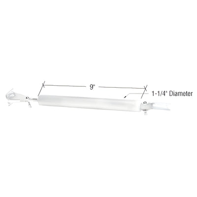 CRL White Medium-Duty Pneumatic Screen Door Closer