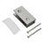 CRL Polished Chrome No-Drill Frameless Shower Glass Panel Clamp