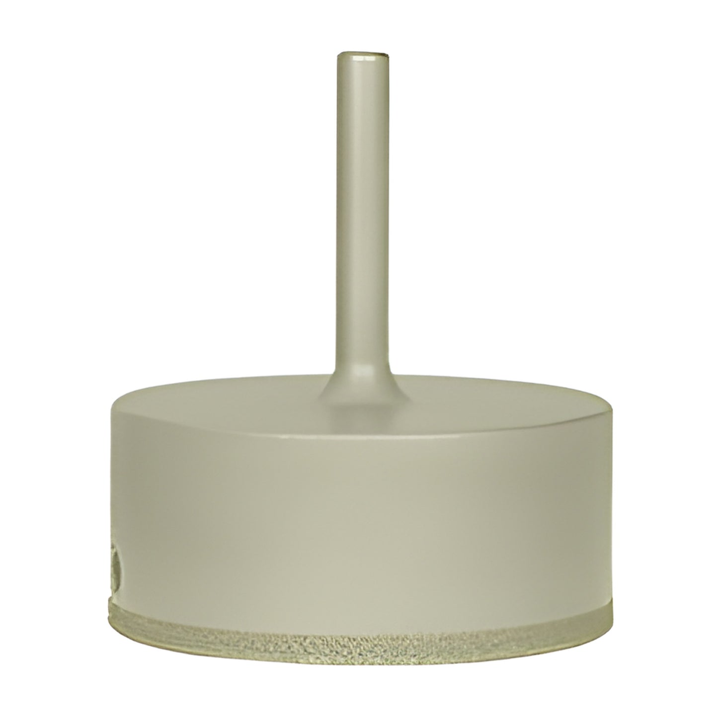 CRL EDD234 2-3/4 in diamond-plated glass drill bit with smooth rim and 3/8 in reduced round shank