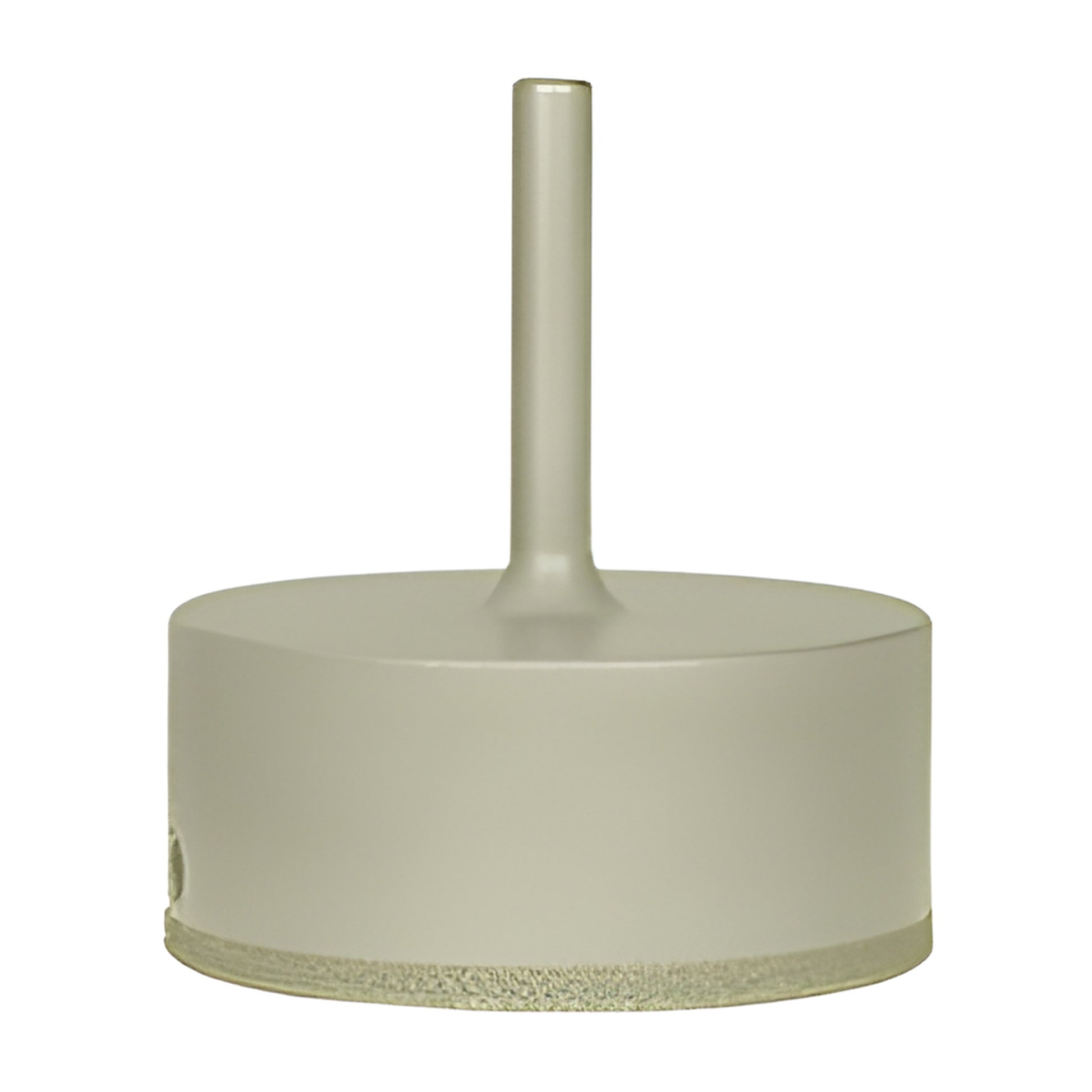 CRL EDD234 2-3/4 in diamond-plated glass drill bit with smooth rim and 3/8 in reduced round shank