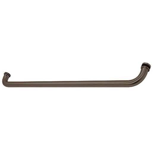 CRL Dark Bronze 28" Cross Bar Pull Handle for 4" x 10" Center Locks - Sleek, Durable Desig