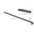CRL Astral II 39" Solid Bronze Push/Panic Bar for Double-Acting Doors