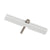 CRL Brite Anodized Junior Header Adapter Block for Glass Doors