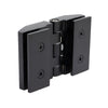 CRL REG1800RB oil-rubbed bronze adjustable glass-to-glass shower door hinge, solid brass, square profile.