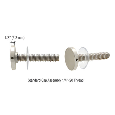 CRL BMNW Brushed Nickel Replacement Stud Set