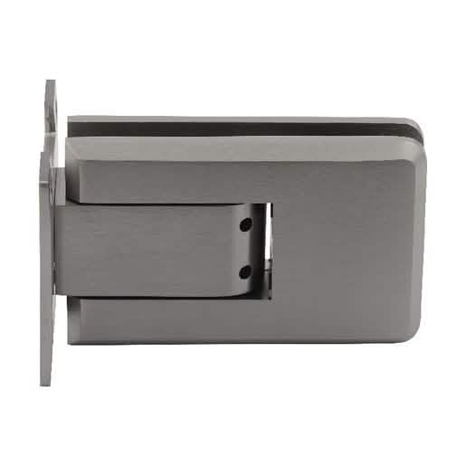 "CRL Brushed Nickel Atlas Glass Door Hinge - Sleek, Durable, Modern Design for Stylish Hom