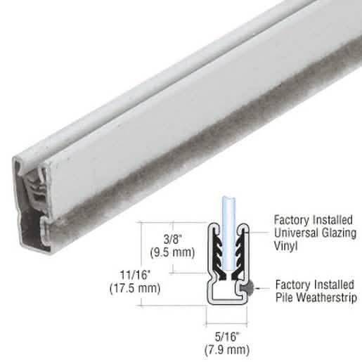CRL White Universal Sash Storm Window Frame - Durable and Sleek Design for Any Home