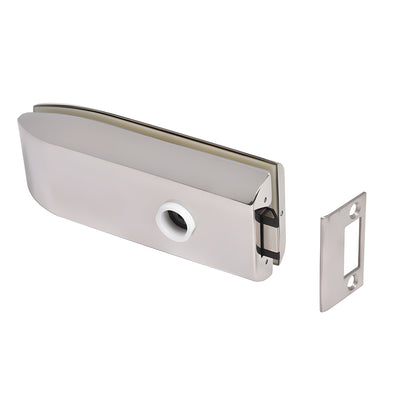 CRL Polished Stainless Steel Glass Door Passage Latch