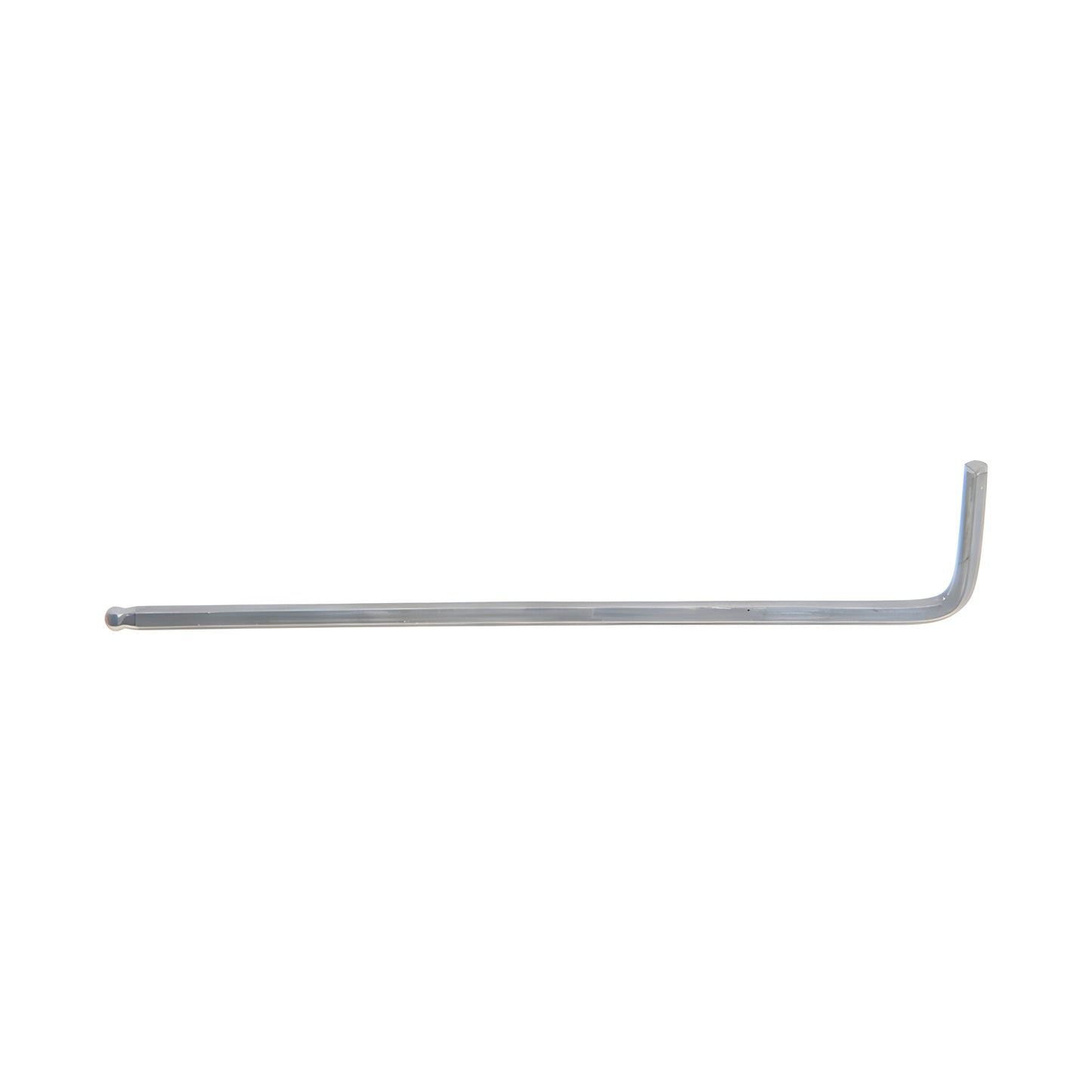 CRL ball-end hex wrench L-shaped chrome, 3-1/2 in long leg with ball tip for angled access - SKU 18605