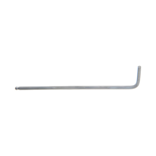 CRL ball-end hex wrench L-shaped chrome, 3-1/2 in long leg with ball tip for angled access - SKU 18605