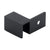 CRL Oil-Rubbed Bronze Right-Hand Sleeve-Over Shower Glass Clamp