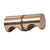CRL Dark Brushed Bronze Back-to-Back EZ Grip Glass Door Knobs Pair
