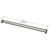 CRL Gray Replacement Push Bar for Storm & Screen Doors