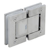 H8215BTSN satin nickel aluminum glass-to-glass oil-dynamic hinge, self-closing for 8-14mm frameless glass.