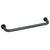 CRL BM Series 18-inch Matte Black Tubular Single-Sided Bathroom Towel Bar