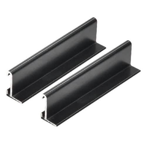 Durable vent slide track set of 2 for smooth window operation and easy installation.