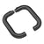 Fallbrook Matte Black Entry Door Handle Set