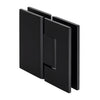 GEN180MBL matte black 180 glass-to-glass brass shower hinge, square profile, fits 8-12 mm tempered glass