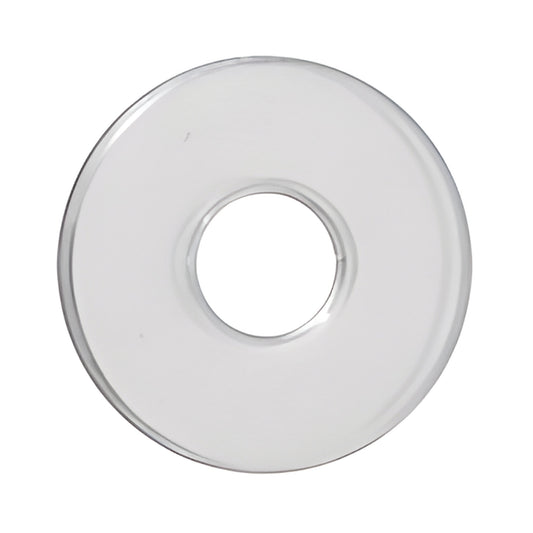 Clear 3/4" vinyl replacement washer for standoff caps (SKU HW058), round donut-shaped buffer to protect glass