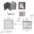 CRL Brushed Stainless Steel Package Receiver, Level 1 Door Protection