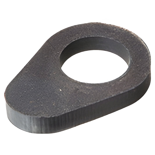 Burco RFL01 replacement finger lock - black teardrop rubber/plastic pad with central round hole for rack protection