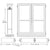 CRL-U.S. Aluminum 550 White KYNAR Wide-Stile Butt-Hinge Entrance Door