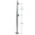 CRL Klarity 84" Brushed Stainless Steel Shower Door Center Post