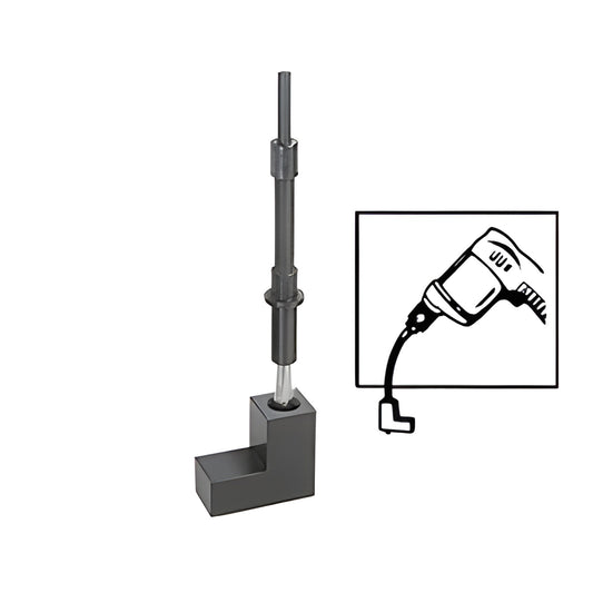 GDH5J1G flexible drill jig for GDH5 hinge installation - cable guide attaches to drill for accurate, consistent hole placemen