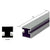 CRL Satin Anodized 72 in Aluminum Center Post Extrusion