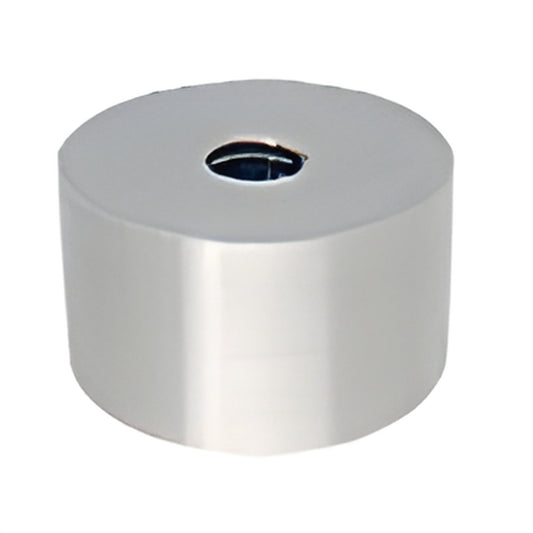 2" brushed stainless standoff base (aluminum core, 3/8-16 thread) - SKU ACSB21BS