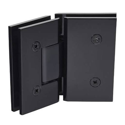 CRL Black Vienna 045 Series 135° Glass-to-Glass Hinge - Durable and Sleek Design