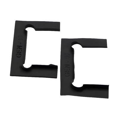 CRL Neoprene Geneva Hinge Replacement Gasket Pack Black with Fin