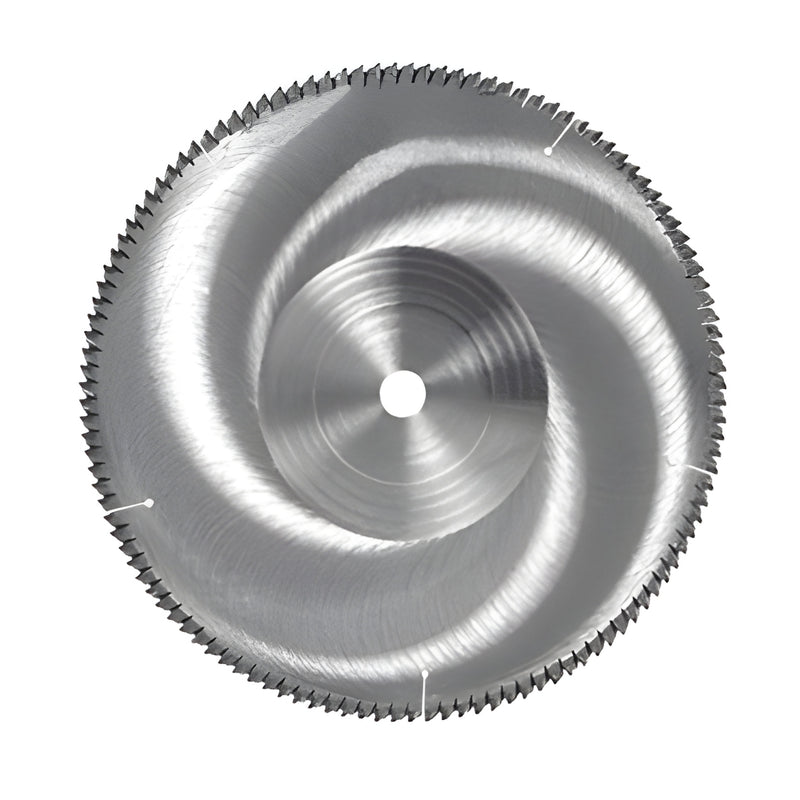 10-inch carbide 100-tooth circular blade (SKU CSB10X100AX), 5/8 in arbor, triple-chip teeth for aluminum extrusions