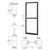 CRL-U.S. 250 Offset Pivot Entry Door - Panic Rated, Concealed Closer