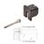 CRL Matte Black Replacement End Cap for L10 Series Cap Rail