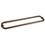 CRL 24 in Oil Rubbed Bronze Back-to-Back Tubular Bathroom Towel Bar