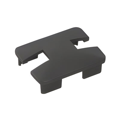 CRL Matte Black Notched Cap for 180 Degree Center Post