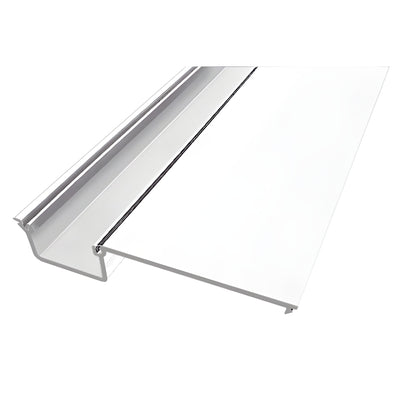 CRL-U.S. Aluminum Deep-Pocket Jamb/Mullion Insert 24'-2" White KYNAR®