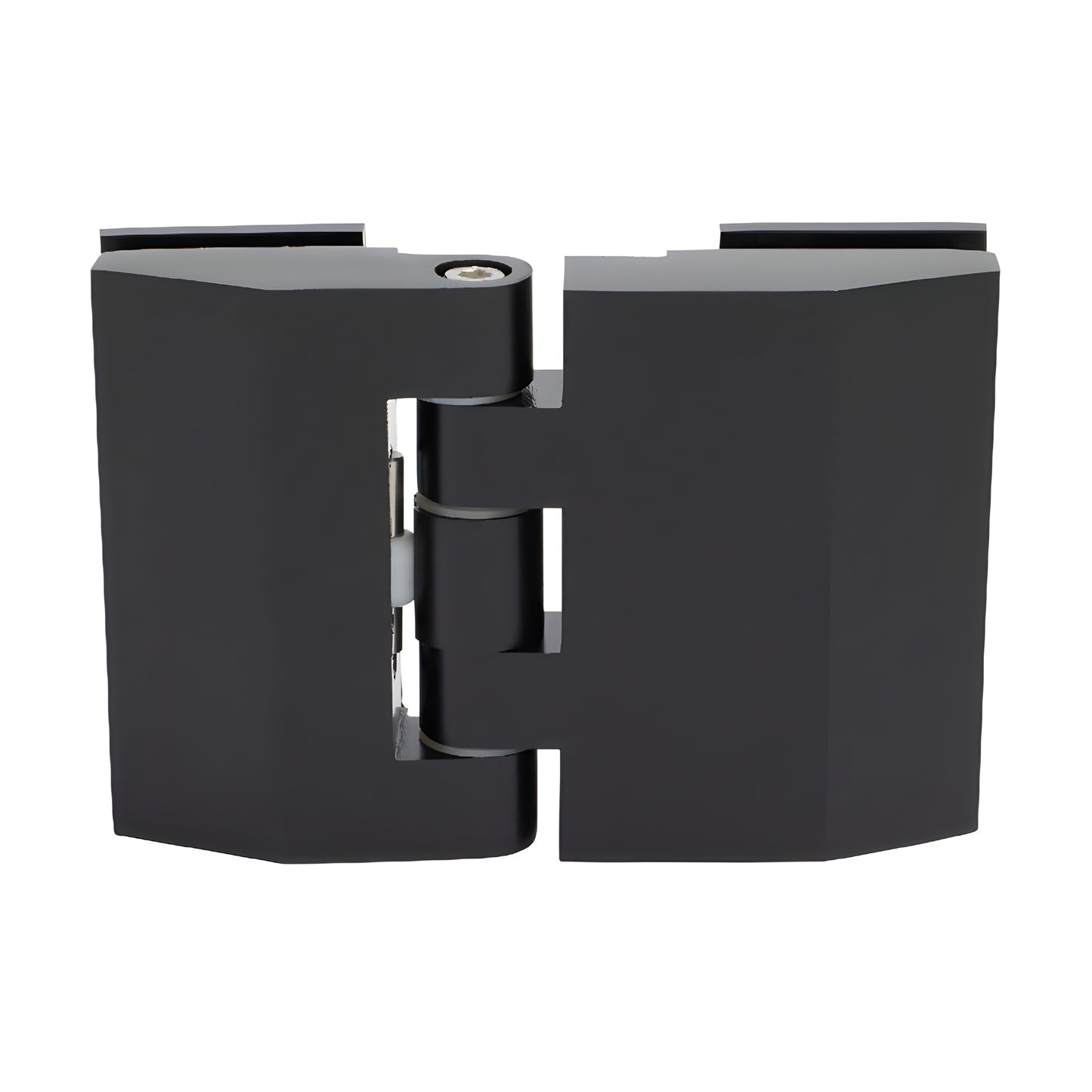 CRL REG1800RB oil-rubbed bronze adjustable glass-to-glass shower door hinge, solid brass, square profile.