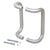 CRL 8 in Clear Anodized Offset Door Pulls Back-to-Back