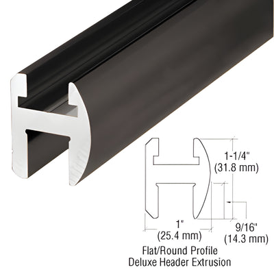 144 in Shower Door Header Kit - CRL Oil Rubbed Bronze Deluxe