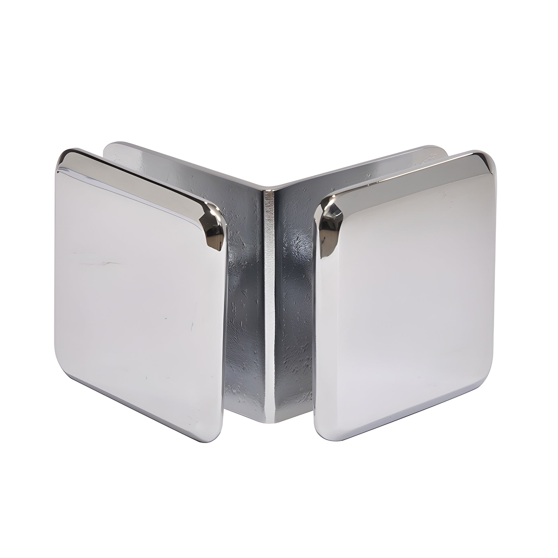 CRL Estate EST111CH 90 polished chrome solid brass glass clamp for 10-12mm frameless shower panels