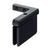 CRL Prima 05 Matte Black Right-Hand Offset Glass Door Hinge