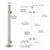 CRL 316 Brushed Stainless Steel P1 End Post Railing Kit - Custom