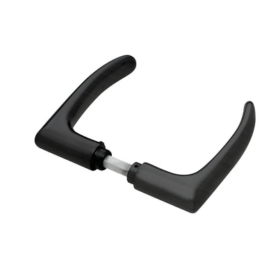 CRL PTH Series Matte Black Sculptured Door Lever Handles