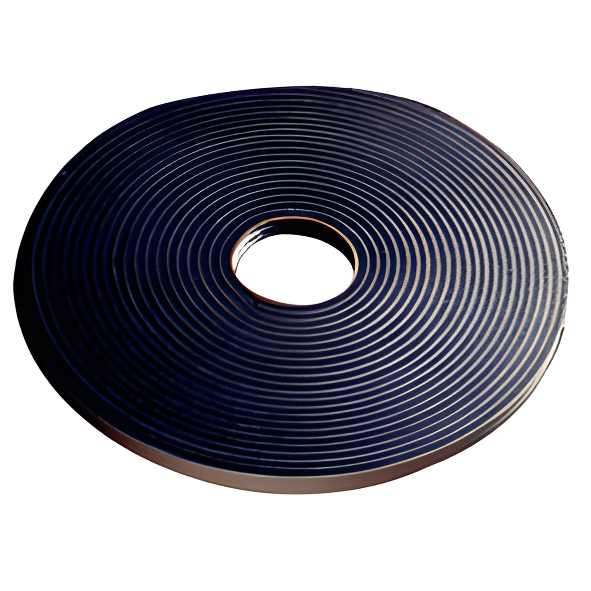 Black closed-cell foam glazing tape roll, 3/8 in x 100 ft (SKU 98418X38BL)