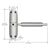 CRL Satin Chrome Spring Door Closer - Safety Door Hardware