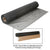 CRL Charcoal 36 in Micro-Weave Insect Screen Mesh for Doors & Windows