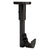 CRL Laguna Matte Black Ceiling Mount Clamp for Sliding Shower Door